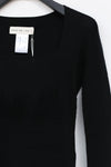SWAYING/KNIT Seamless Cashmere Top SW212SZ01 Black PS8